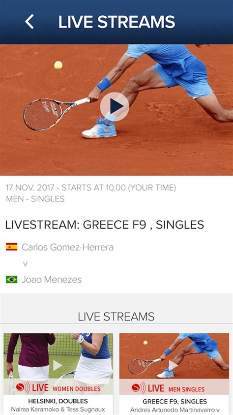 tennis live itf|More.